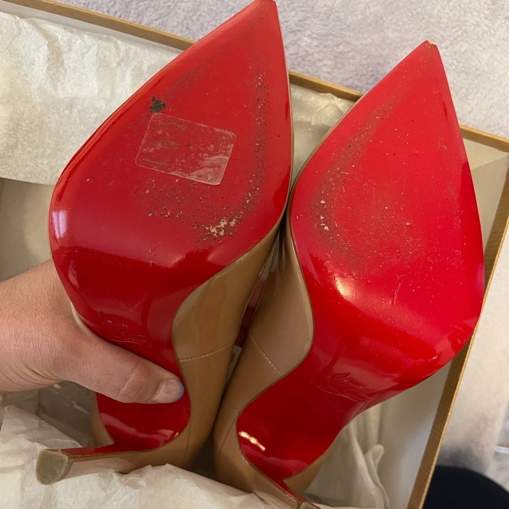 Christian Louboutin Pigalle Follies Sz 37 - Picture 8 of 12
